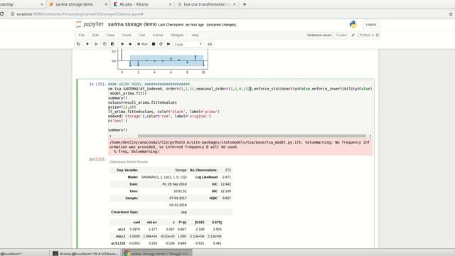 elasticsearch forecast vs sarima смотреть онлайн