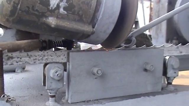 Доработка заточного станка ленточных пил. смотреть онлайн