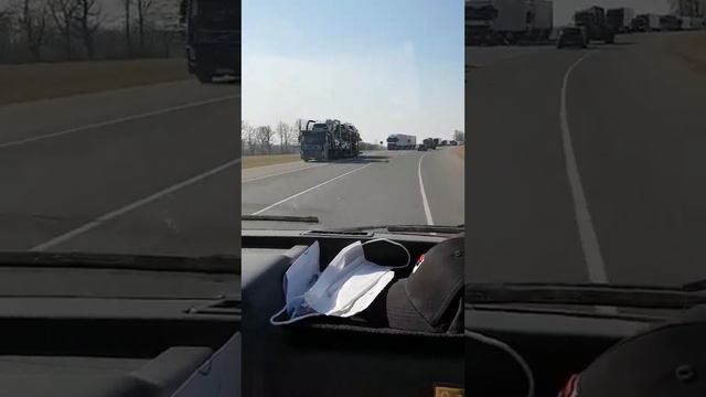 Очередь из фур у российско литовской границы смотреть онлайн