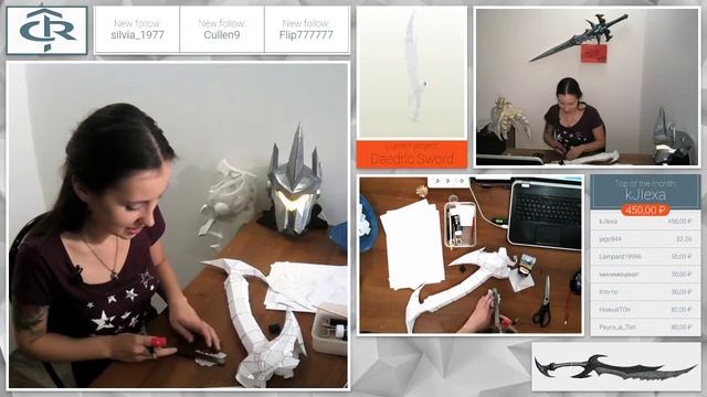 Papercraft: Daedric Sword (Skyrim) by Einnar Day 1 смотреть онлайн