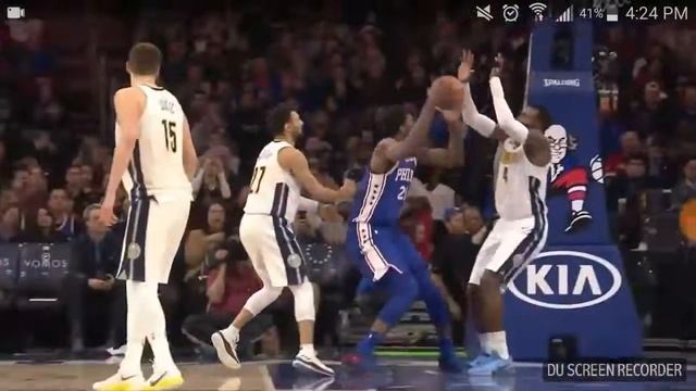 Nuggets and 76ers game highlights смотреть онлайн