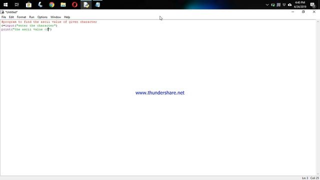 HOW TO FIND ASCII VALUE OF GIVEN CHARACTER PYTHON смотреть онлайн