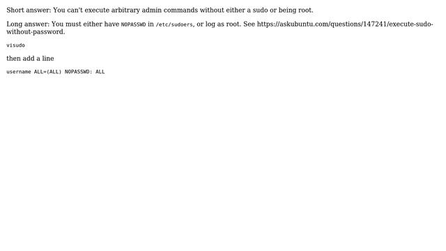 How can I execute any command as a normal user without sudo? (3 Solutions!!) смотреть онлайн