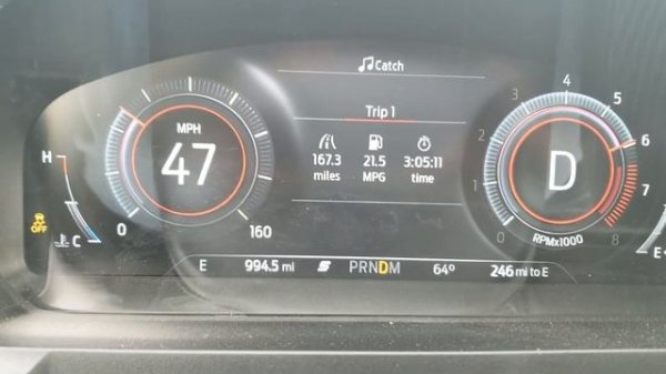 2020 Explorer ST acceleration