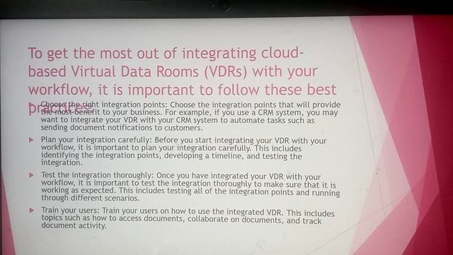Integrating Cloud-Based Virtual Data Rooms (VDRs) with Your Workflow смотреть онлайн