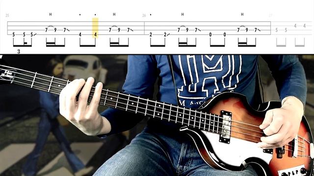 The Beatles - Something /// BASS LINE [Play Along Tabs] смотреть онлайн