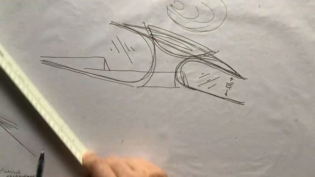 Sketching Architectural Section - Institute For Infinity #art #science #architecturalsketching