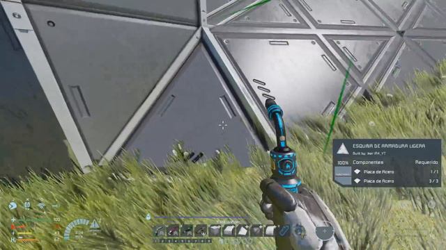 Space Engineers #19 DANDO FORMA AL HANGAR. Gameplay Español смотреть онлайн