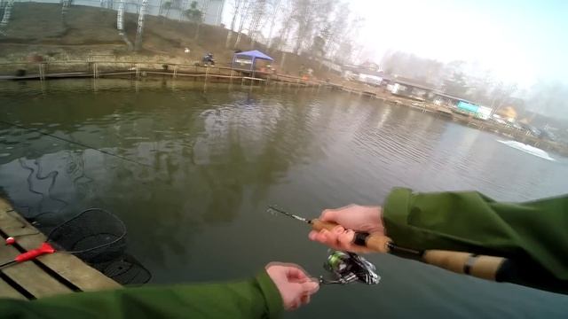 Ловля форели в КРХ Савельево-2 или открытие сезона 11.04.2019 смотреть онлайн