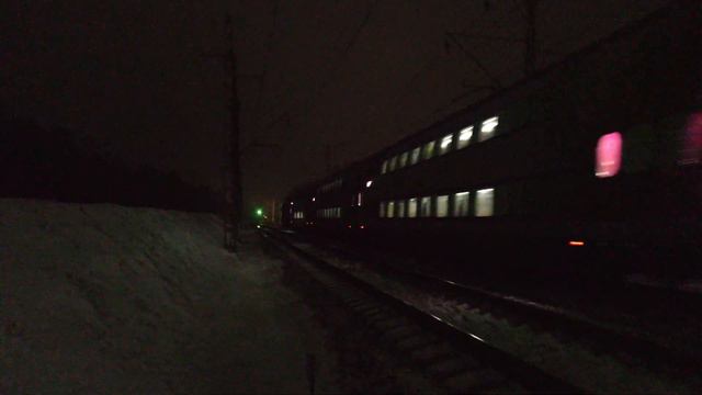 31.12.2020 г. (Новогодний электровоз ЭП20 с поездом Брянск - Москва) смотреть онлайн