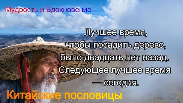 Удивительно точные китайские пословицы и поговорки которые стоит послушать смотреть онлайн