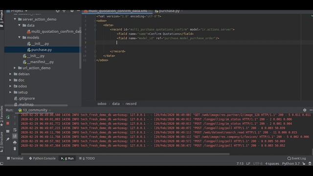 Odoo Development - Server Actions in Odoo 13 смотреть онлайн