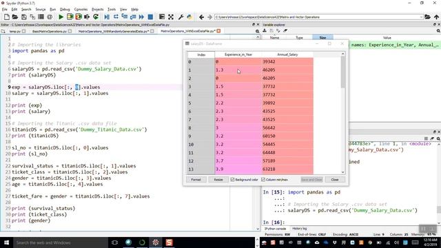 Matrix Operations Using Excel Data Files with Python Anaconda Spyder смотреть онлайн