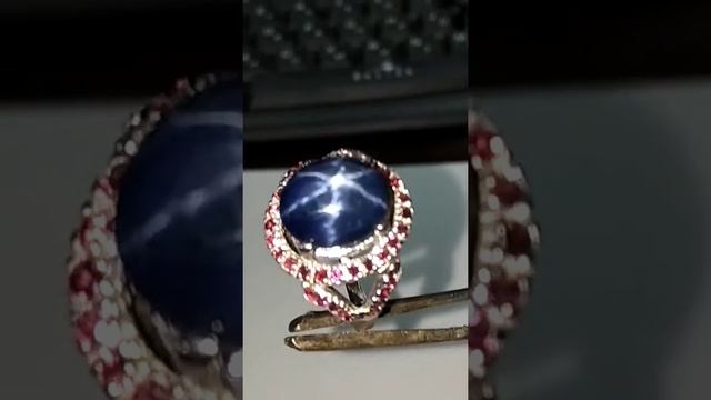 Кольцо с Сапфиром Звездой цена 70 000 руб смотреть онлайн