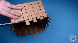 Как сделать из картона корзинку - DIY - Катя Хамю