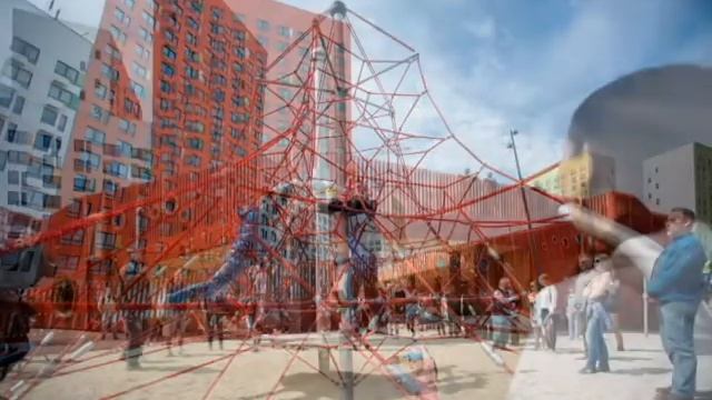 Детская площадка «Пирамиды» в ЖК «Бунинские луга» смотреть онлайн