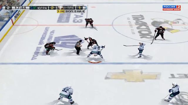 Прохождение РХЛ 15 за ХК ЮГРА игра 43 смотреть онлайн