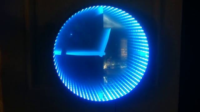 3D часы с эффектом тоннеля смотреть онлайн