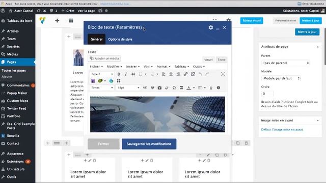 Comment modifier le contenu des pages wordpress ? (Visual composer) смотреть онлайн