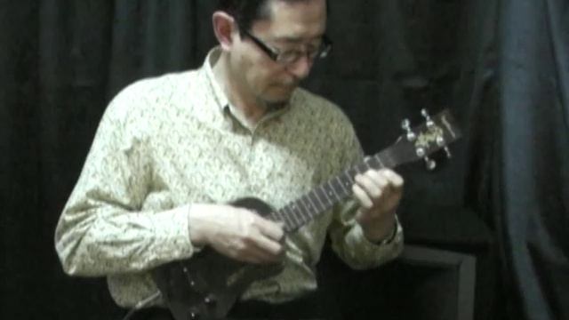 Fly me to the moon Ukulele fingerstyle picking Akira Karasawa with EleUke смотреть онлайн