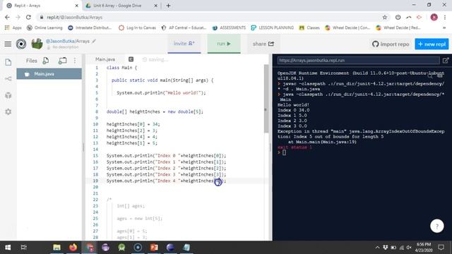 Java Arrays 2 смотреть онлайн