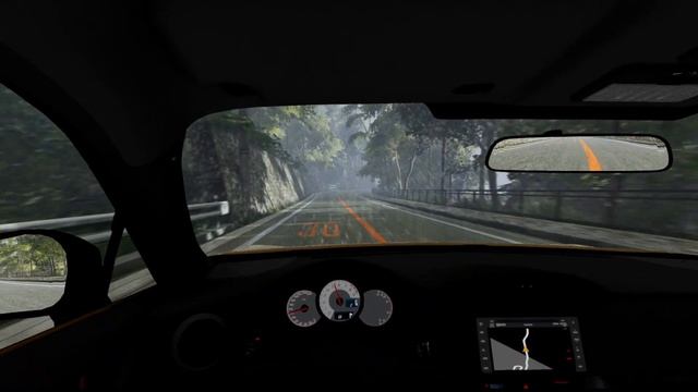 BeamNG Toyota GT86 rain cruise смотреть онлайн