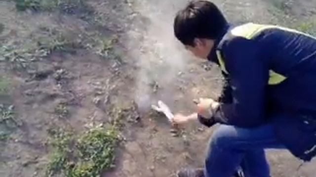 Дымовая шашка из селитры( аммиачной) смотреть онлайн