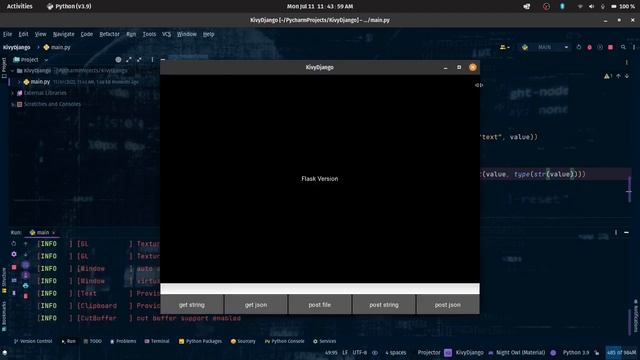 Communicating Between Flask And Kivy смотреть онлайн