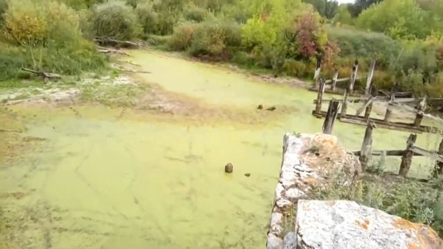 Старинный мост через старое русло реки Суварыш, древняя дорога смотреть онлайн