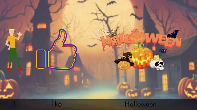 Learn English with Halloween Stomp by The Singing Walrus | Picture Lyrics and Subtitles смотреть онлайн