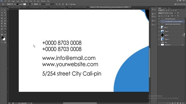 Create Premium Professional Business Card Design in Photoshop смотреть онлайн
