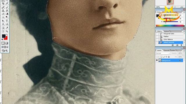 Oq-qora Rasmni Rangli Qilish Photoshop Da Rang Beruvchi Asboblar Bilan Ishlash. Фотошопда ранг бери