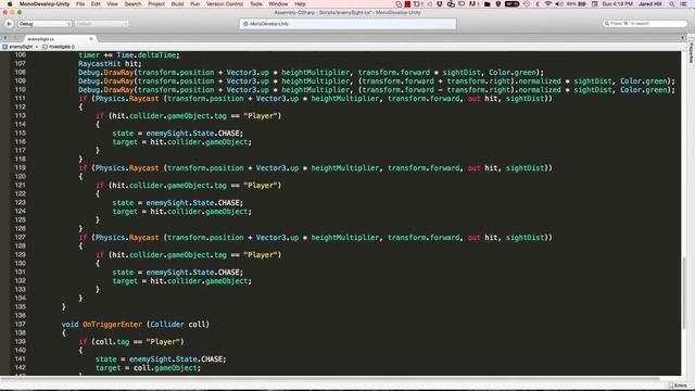 Unity AI: Adding Enemy Sight смотреть онлайн