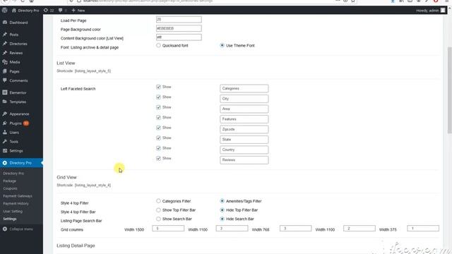 Directory Pro : Grid view settings смотреть онлайн
