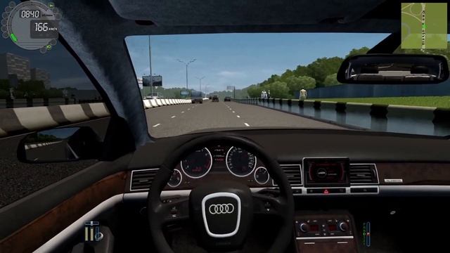 City Car Driving - Audi A8 D3 6.0 Long quattro [ Fast Driving ] смотреть онлайн