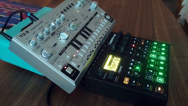 Hardware Techno Jamuary = Elektron Digitakt + Behringer TD-3 смотреть онлайн