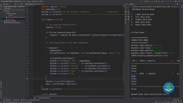 Belajar Java [Dasar] - 63 - Project CRUD (part 4) - Tambah Data смотреть онлайн