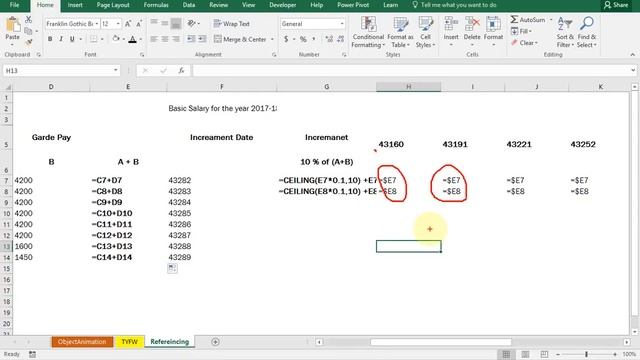 CH048 EXCEL Relative and Absolute References | What does a dollar sign mean in an Excel formula смотреть онлайн