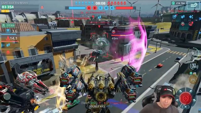TRY-HARD Sonic Hangar Mk3 - War Robots Live Stream Gameplay WR смотреть онлайн