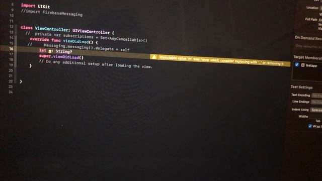Immutable Value Was Never Used. Consider Replacing with ‘_’ Or Removing It In Xcode смотреть онлайн