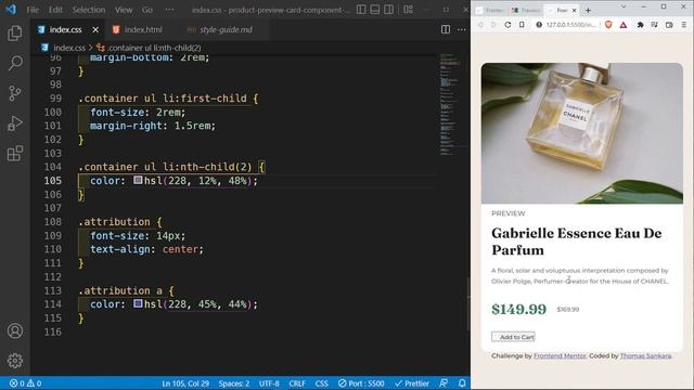 Product Preview Card Component - Frontend Mentor Challenge смотреть онлайн