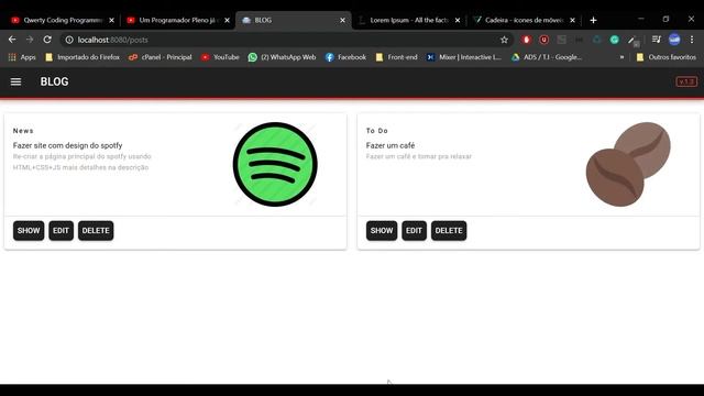 BLOG usando QUASAR CLI + VUE.JS + VUEX + AXIOS смотреть онлайн