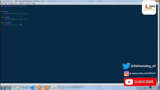 Episode 12 | Practise program of If else elif | Python tutorial for beginners | in hindi | by Aksha смотреть онлайн
