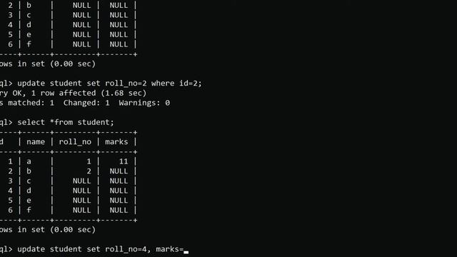 how to update value in MySQL table смотреть онлайн