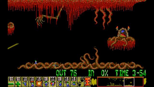 Lemmings [PC] - Level 14 (Tricky): MENACING !! смотреть онлайн