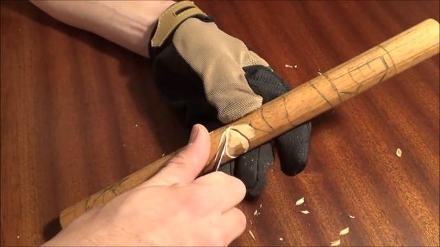 Tiki Totem carving - part 1 смотреть онлайн