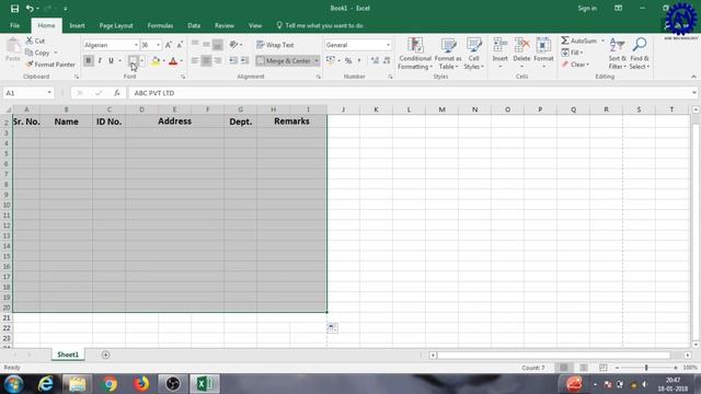 MS EXCEL FULL BASIC FORMATTING TUTORIAL ! MS EXCEL TIPS & TRICKS ! смотреть онлайн