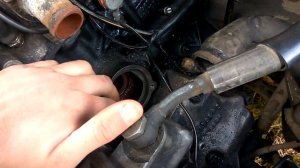 замена термостата и антифриза ауди 100 с4 2.3