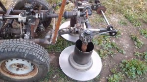 Самоходная роторная косилка своими руками