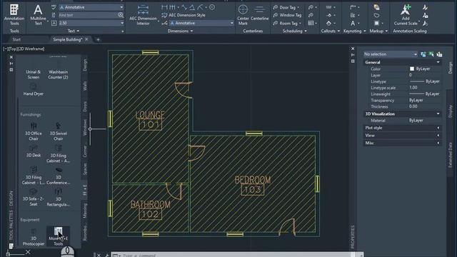 How to add content to your AutoCAD Architecture building смотреть онлайн